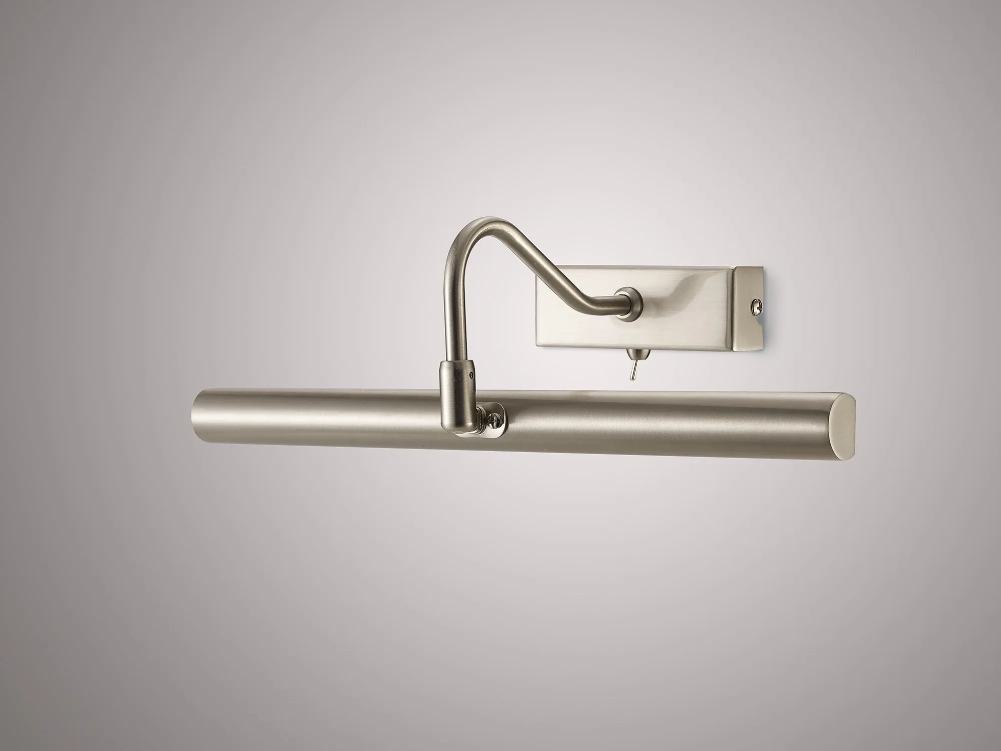 Abacus 8W Dimmable Wall/Picture Light Switched 3000K Satin Nickel DK1083  Deco Abacus Dimmable Satin Nickel